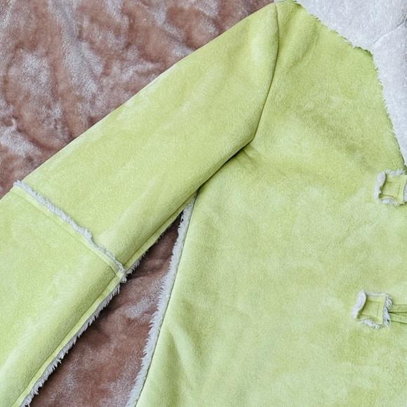 Vintage Natalie and Me Jacket Size Medium Light Bright Green - Picture 10 of 16